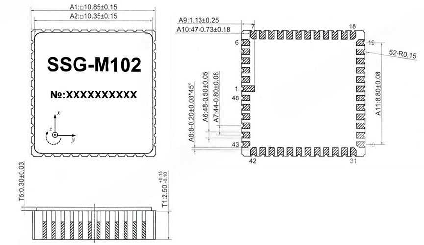 чертеж гироскопа Mems