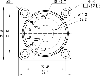 размеры SSA-QHTM3/4/5