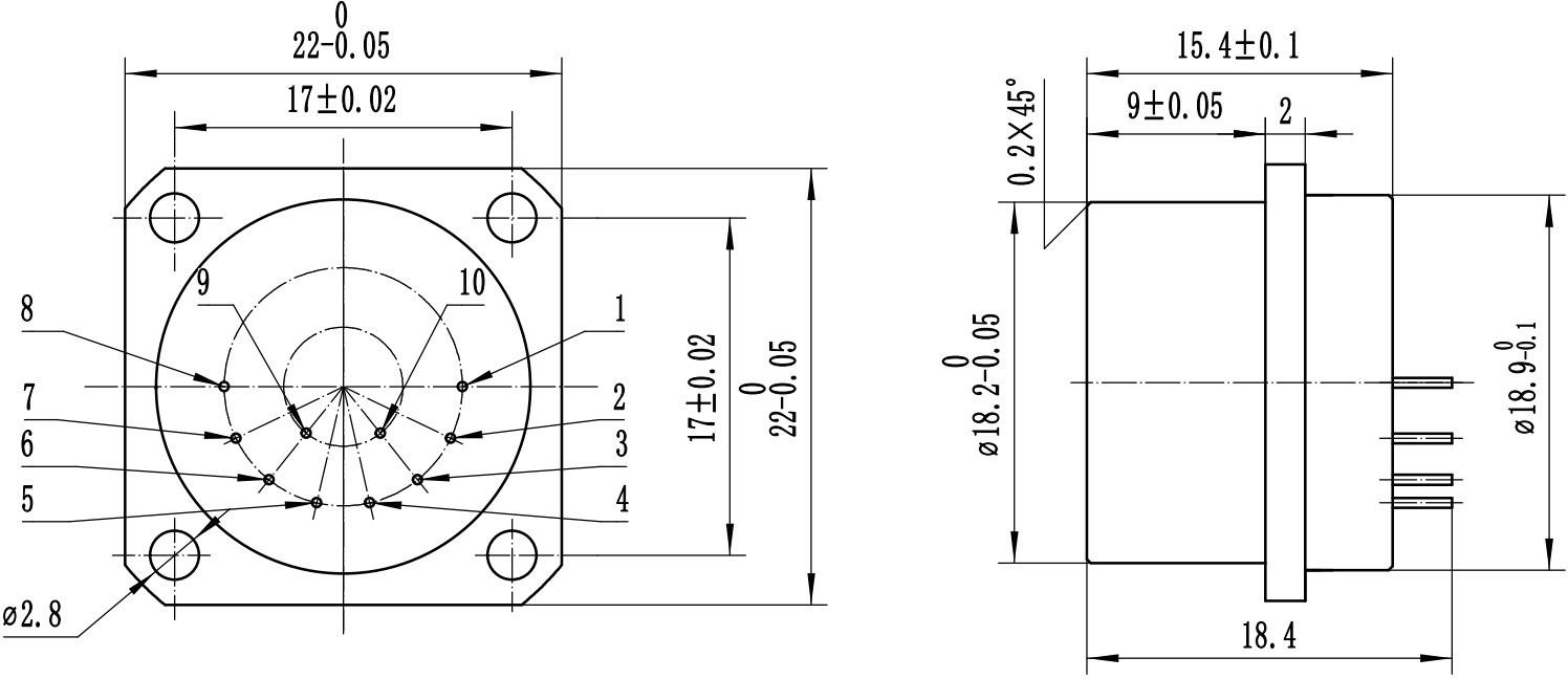 размеры SSA-QHTM1/2