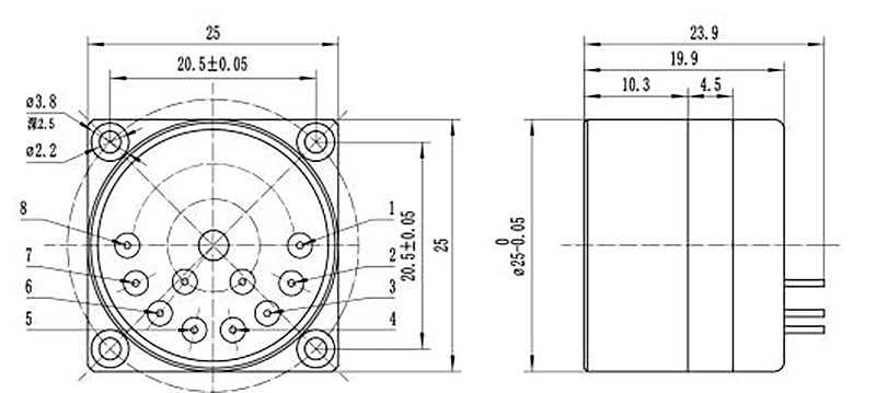 размеры SSA-QSM1/2/3