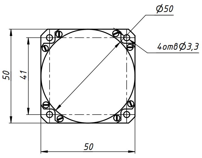 чертеж Волоконно‑оптический гироскоп SSG‑DFM85