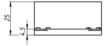 размеры Волоконно‑оптический гироскоп SSG‑DFM85