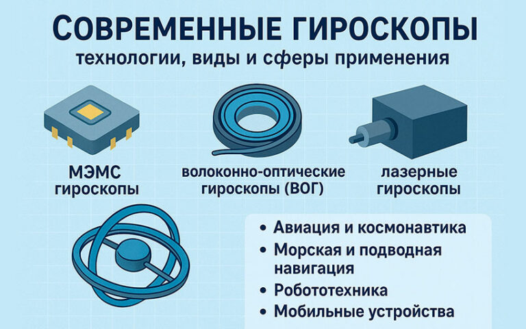 Гироскопы: волоконно-оптические, лазерные, МЭМС